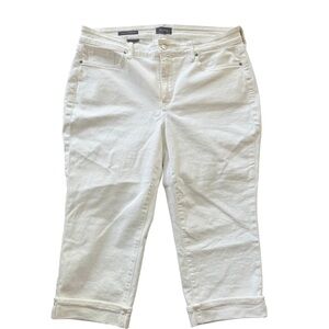 NYDJ White Capri 16W